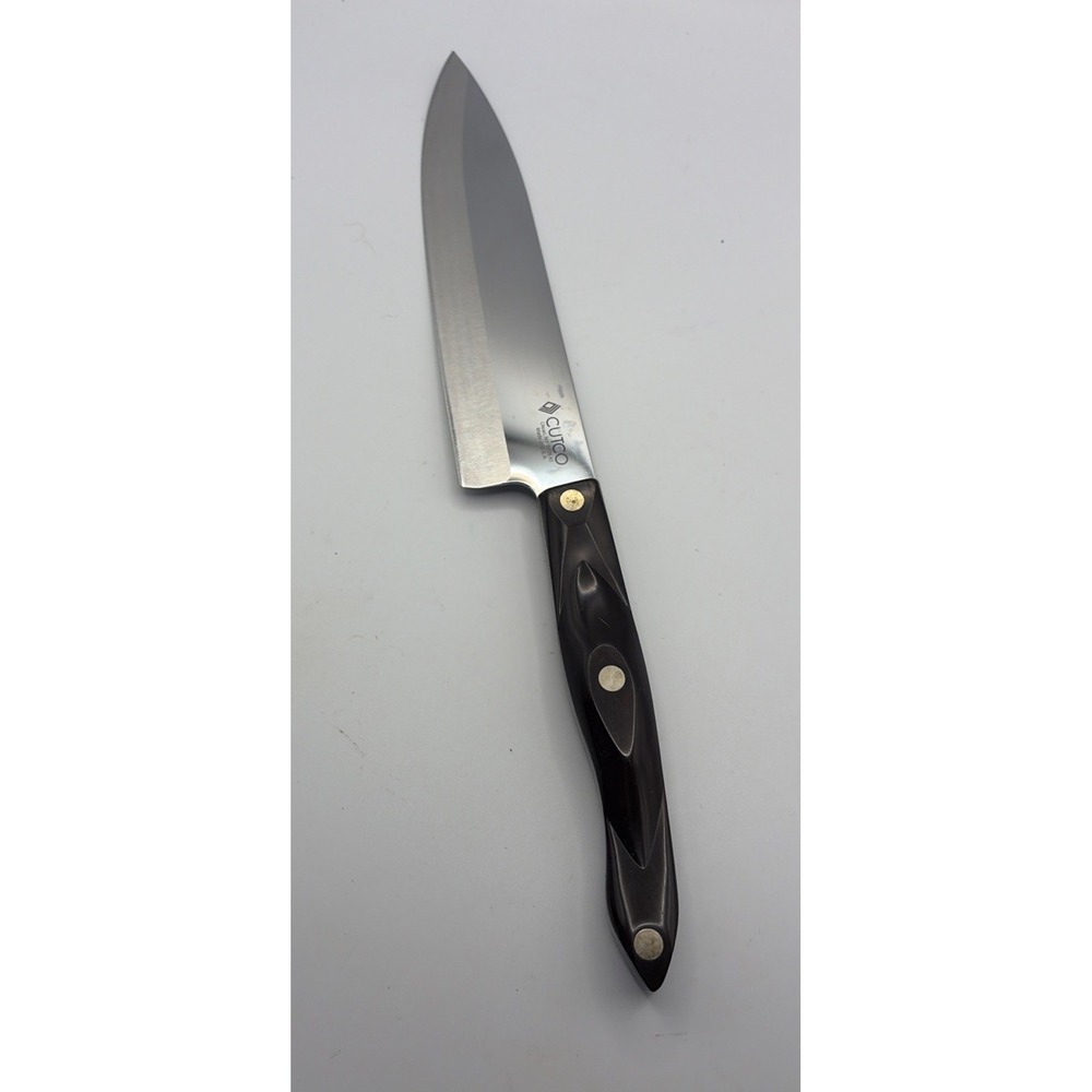Cutco 1728 Petite Chef Knife 7 3/4" Blade Brown Handle Made In USA